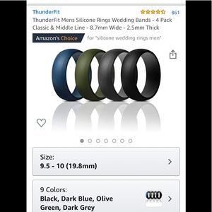 Silicone Men's Rings